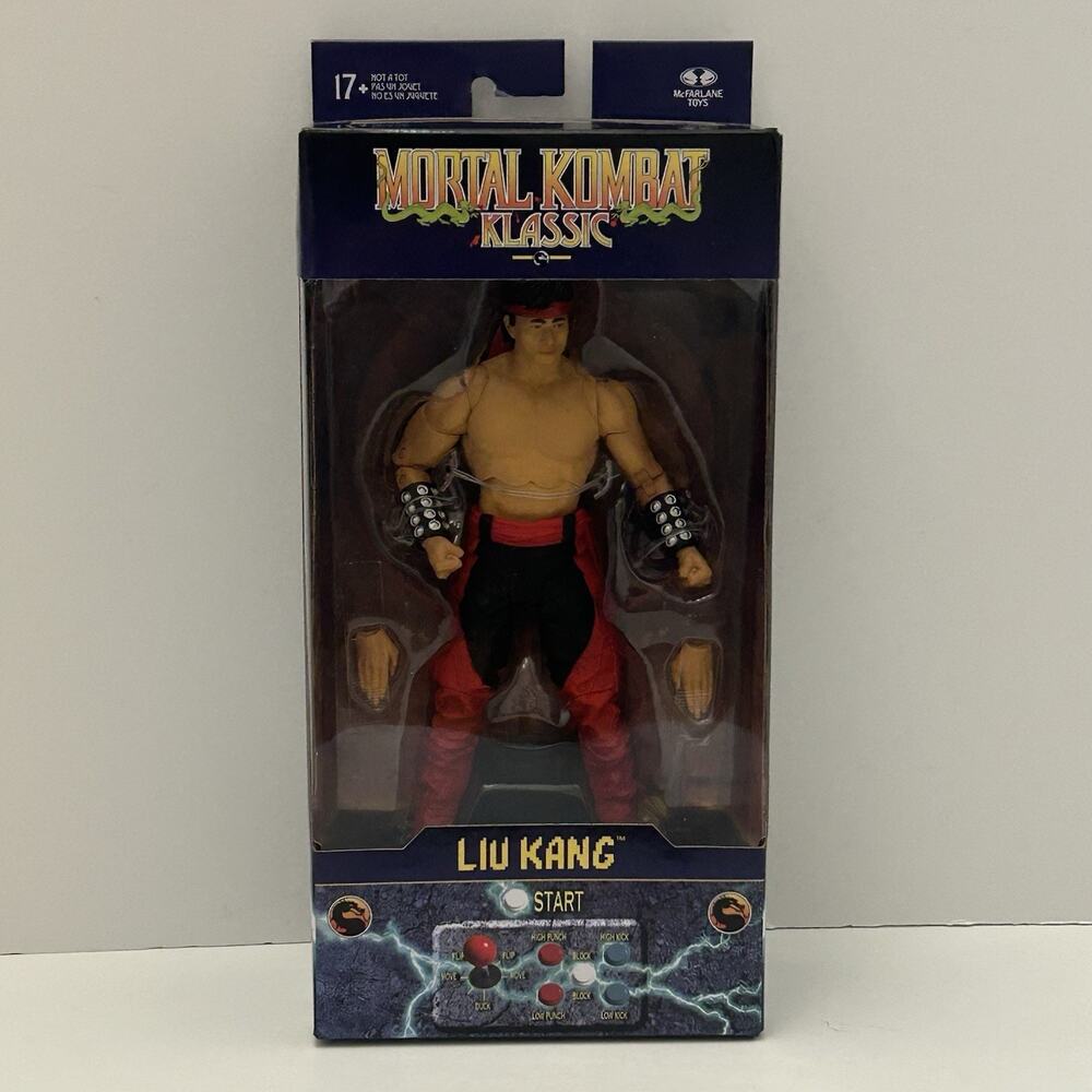 McFarlane Toys Mortal Kombat Klassic Liu Kang 7 Inch Action Figure NEW